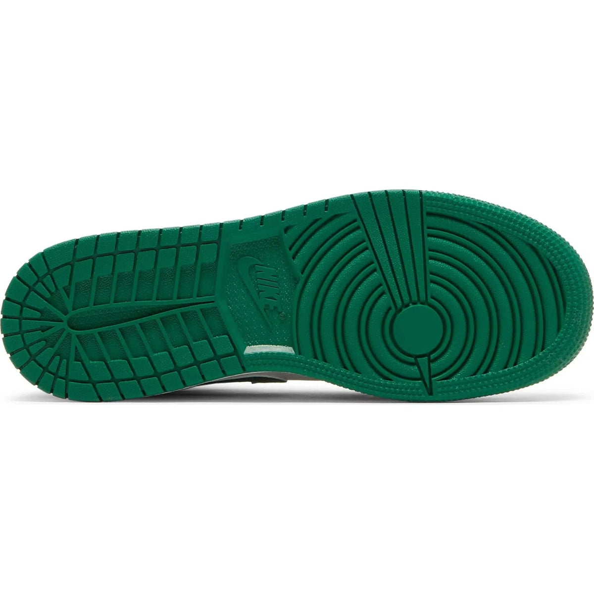 Nike Air Jordan 1 Mid 'Grey Pine Green' (GS) product image 3, provided for visual reference and product detail review