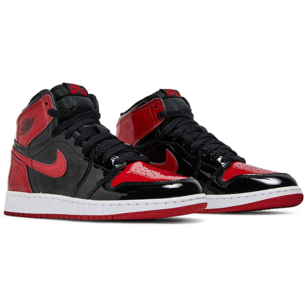 Nike Air Jordan 1 Retro High OG GS 'Patent Bred' product image 3, provided for visual reference and product detail review