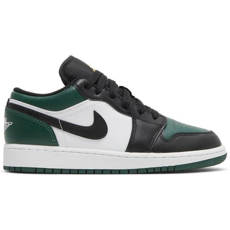 Nike Jordan 1 Low Green Toe (GS) product image 1, provided for visual reference and product detail review