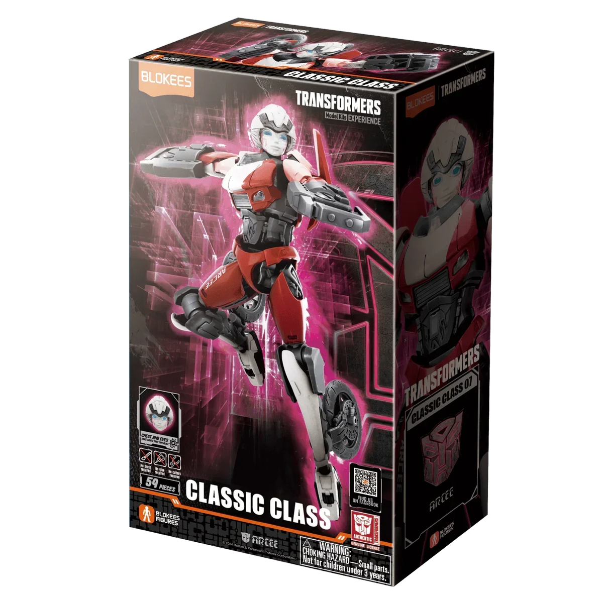 Blokees Transformers Classic Class #07 Arcee (Rise of the Beast) Model Kit product image 5, provided for visual reference