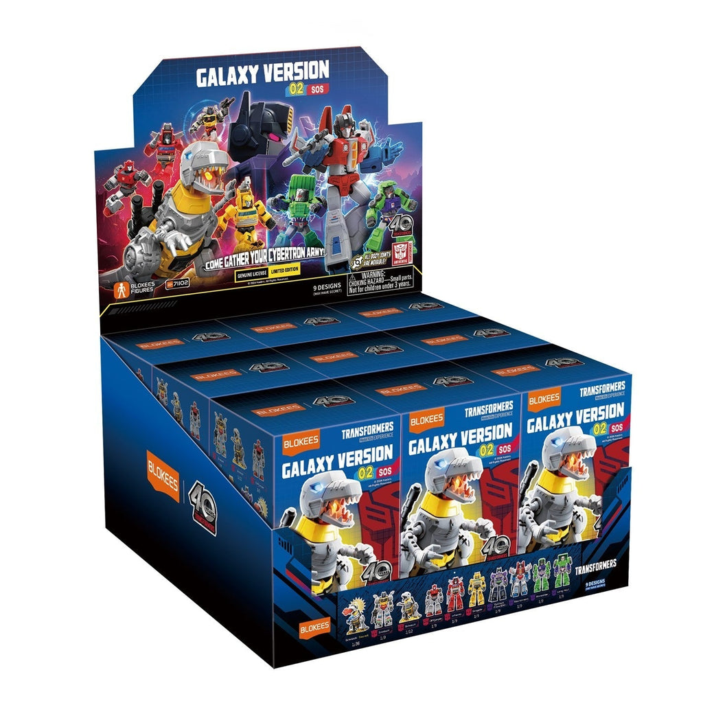 Blokees Transformers Model Kits Experience Galaxy Version #02 SOS Mystery Box Trading Figure Set of 9 product image 2,