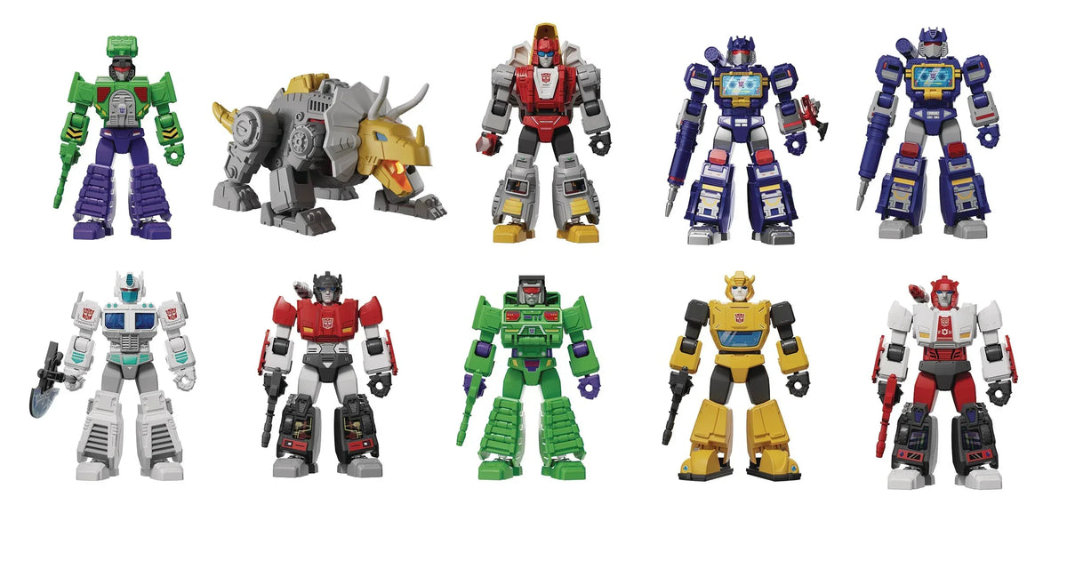 Blokees Transformers Model Kits Experience Galaxy Version #03 The Autobot Run Mystery Box Trading Figure Set of 9 product