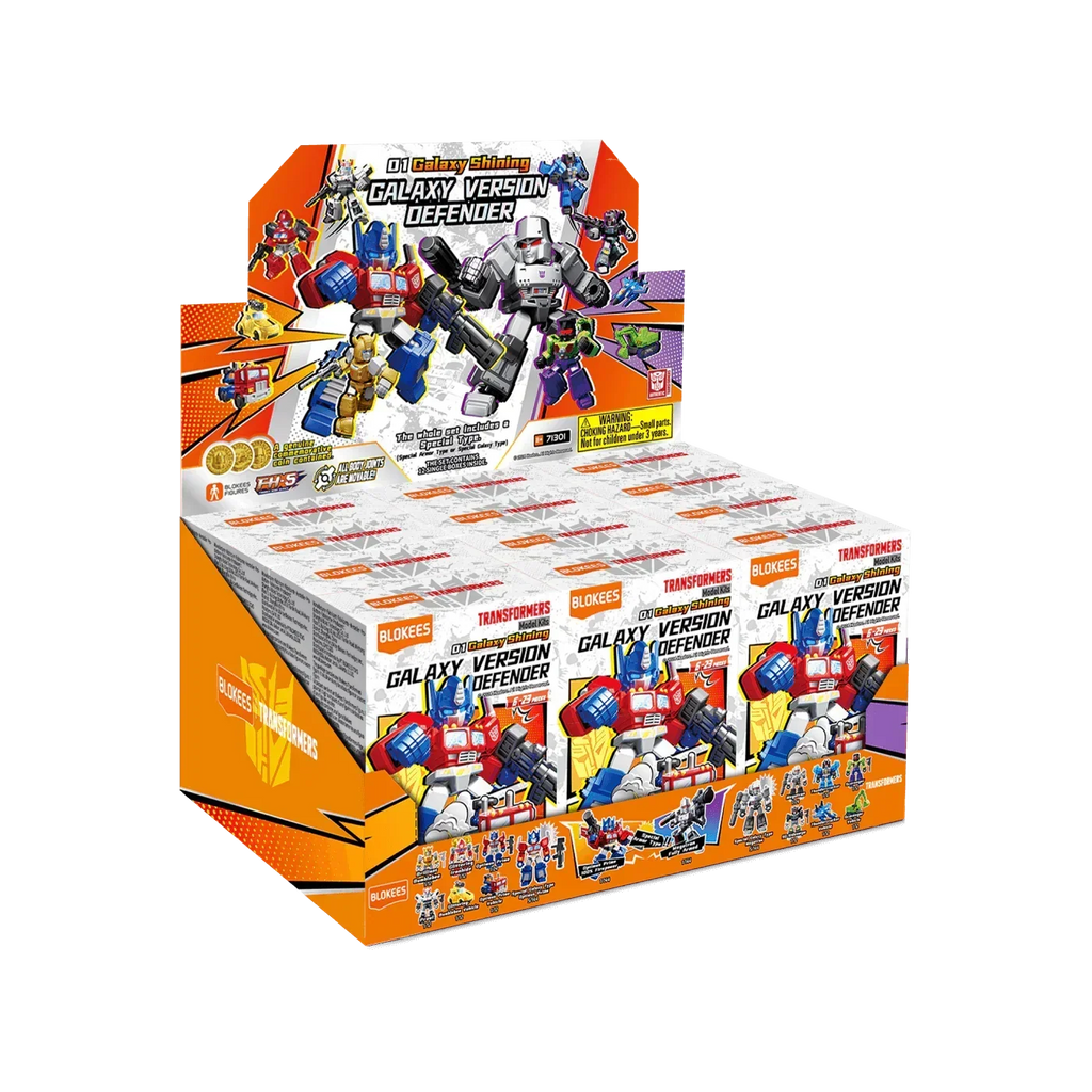 Blokees Transformers Model Kits Defender Version #01 Shattered Alliance Mystery Box Trading Figure Set of 12 product image