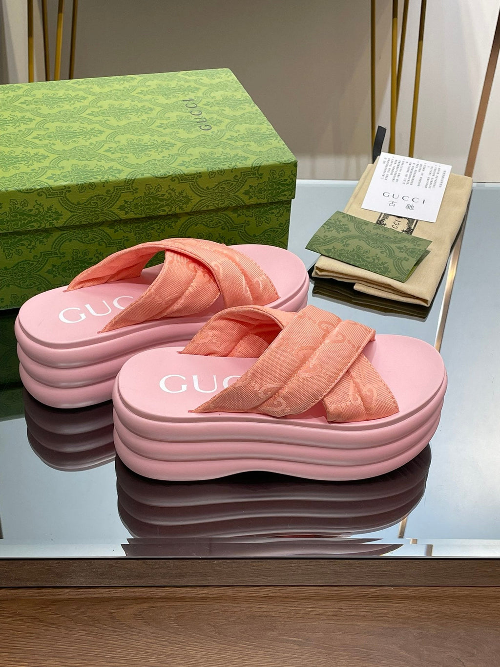 2023 GG Platform Beach Sandals-S55 product image 1, provided for visual reference and product detail review