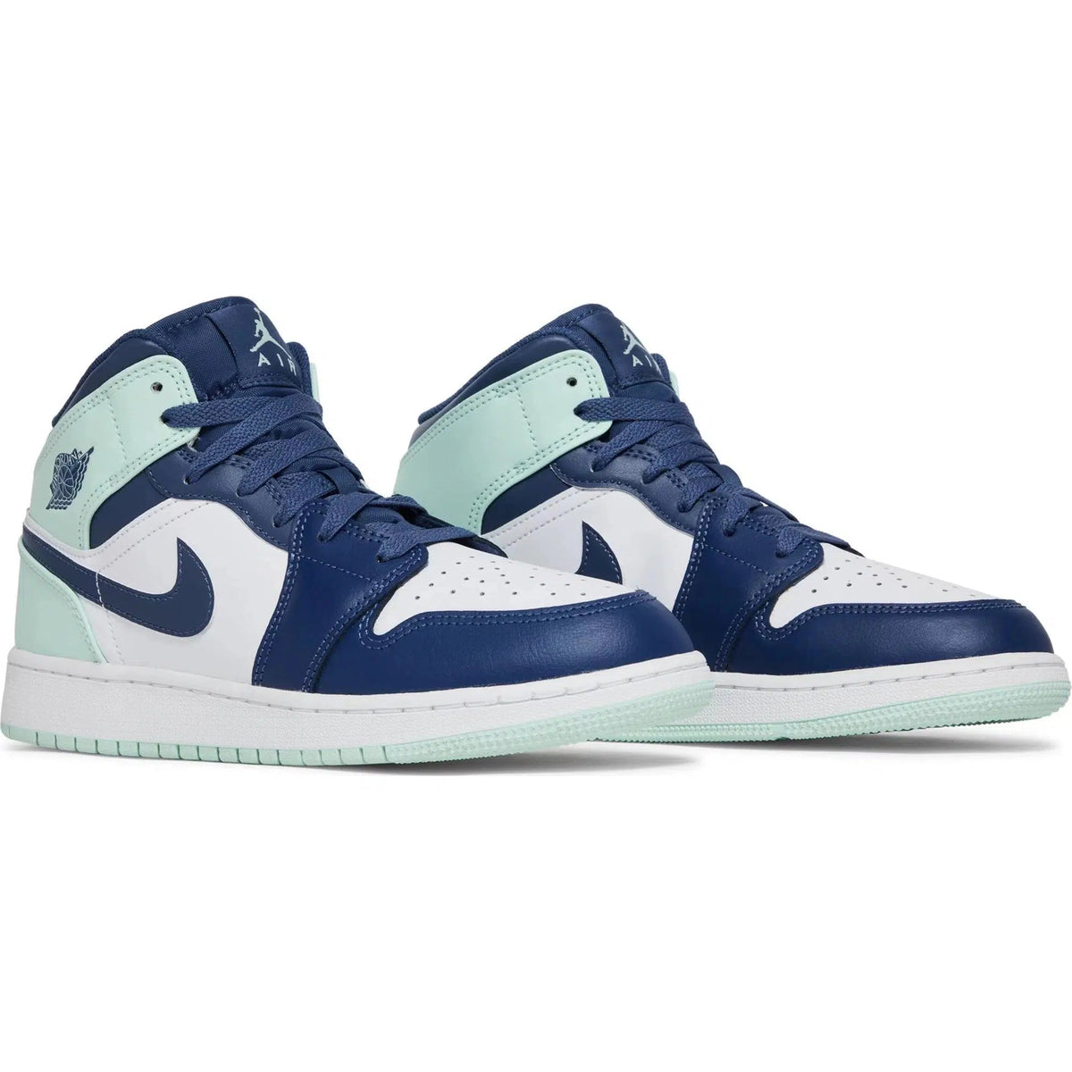 Nike Air Jordan 1 Mid GS 'Blue Mint' product image 5, provided for visual reference and product detail review