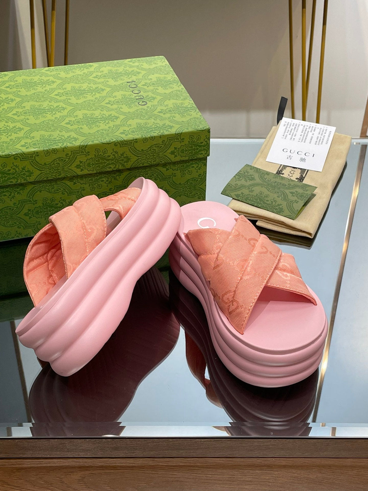 2023 GG Platform Beach Sandals-S55 product image 10, provided for visual reference and product detail review