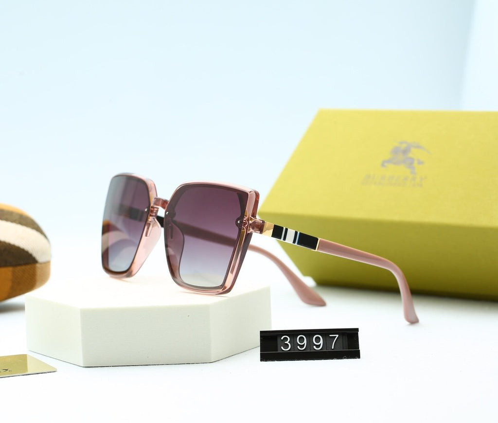 5 Colors Stripe Decoration Square Polarized Sunglasses product image 3, provided for visual reference and product detail