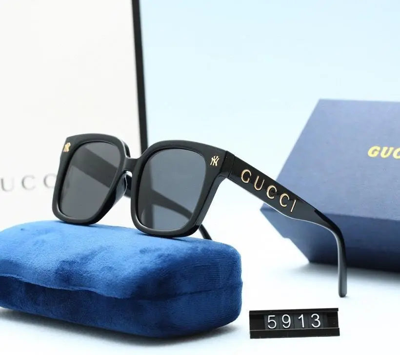 5 Colors Letter Decoration Outdoor Polarized Sunglasses