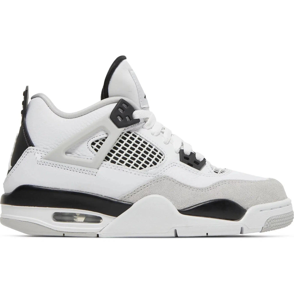 Nike Air Jordan 4 Retro GS 'Military Black' product image 1, provided for visual reference and product detail review