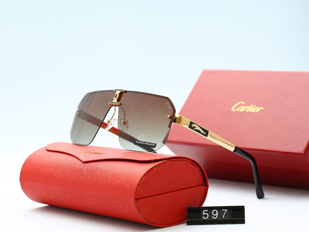 6 Colors Thin Metal Frame Polarized Sunglasses product image 4, provided for visual reference and product detail review