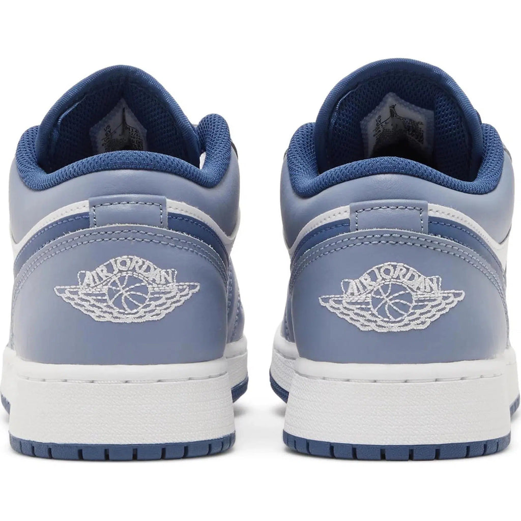 Nike Jordan 1 Low "Slate Blue Navy" GS product image 3, provided for visual reference and product detail review