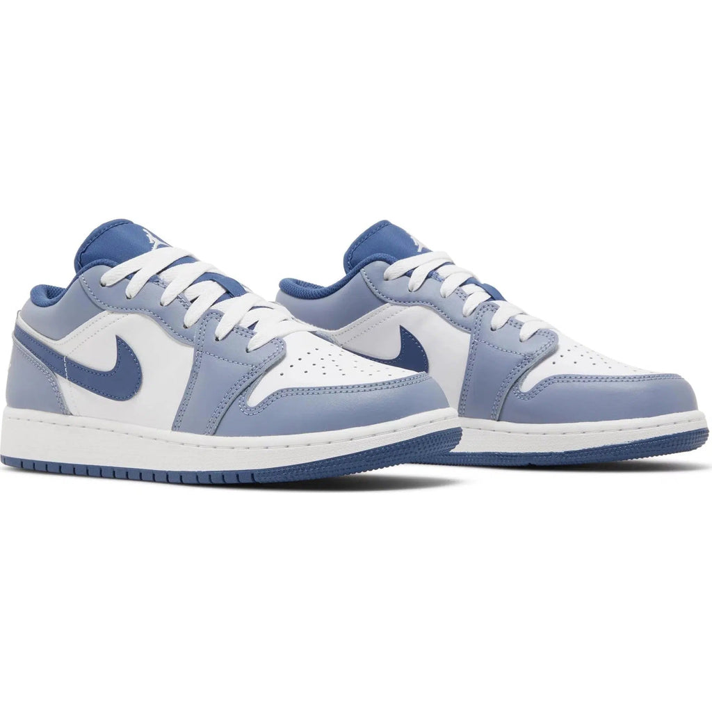 Nike Jordan 1 Low "Slate Blue Navy" GS product image 4, provided for visual reference and product detail review
