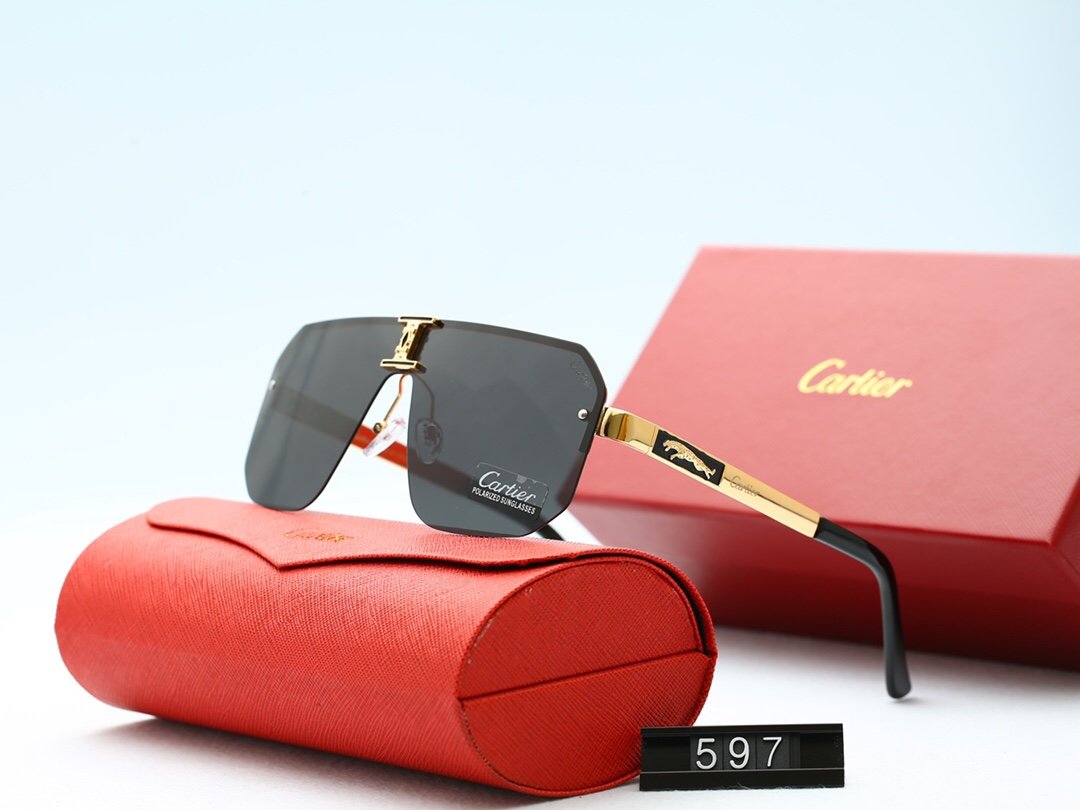 6 Colors Thin Metal Frame Polarized Sunglasses product image 2, provided for visual reference and product detail review