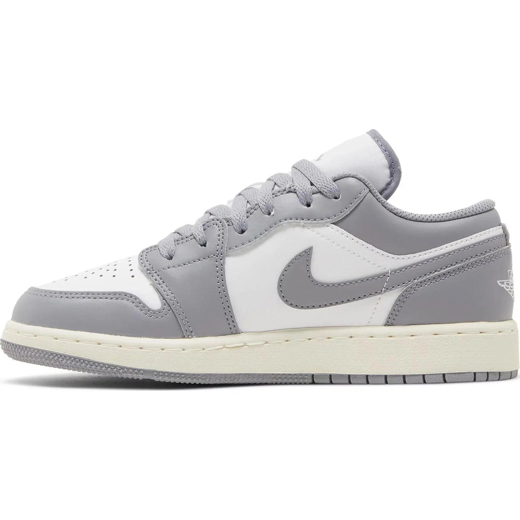Nike Air Jordan 1 Low Vintage Grey (GS) product image 2, provided for visual reference and product detail review