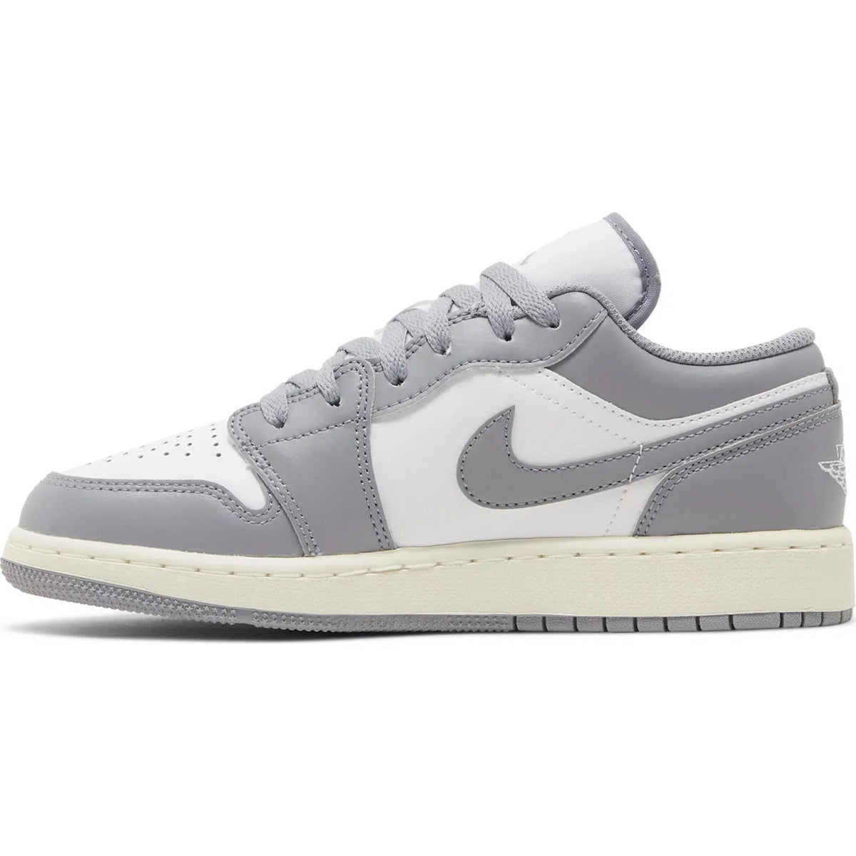 Nike Air Jordan 1 Low Vintage Grey (GS) product image 2, provided for visual reference and product detail review