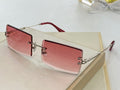 6 Colors Conjoined Lens Rimless Sunglasses product image 1, provided for visual reference and product detail review