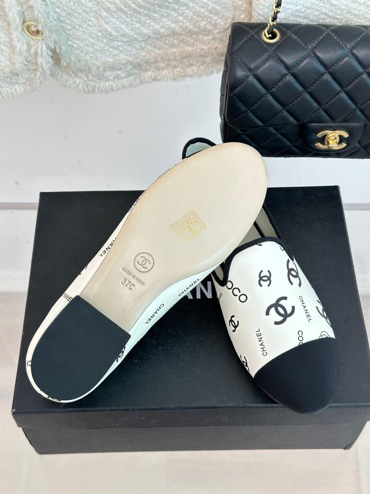 2023 CC double C print loafers-S30 product image 10, provided for visual reference and product detail review