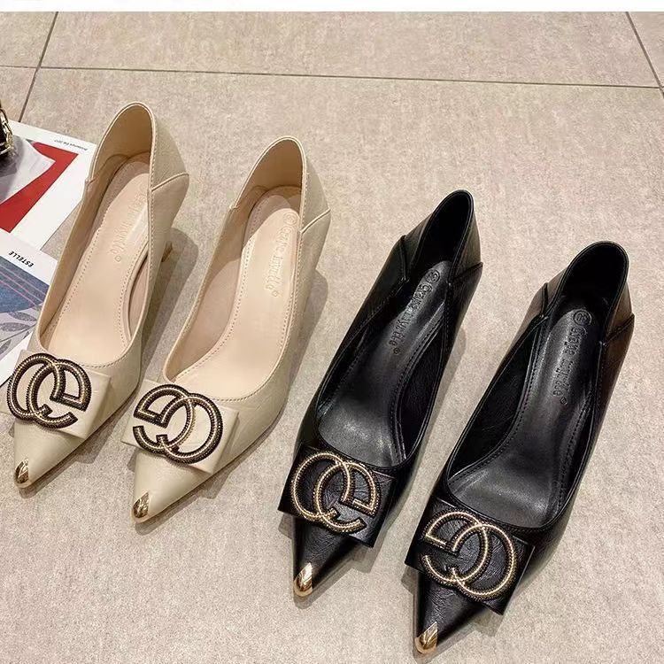 2023 GC Retro pointed toe high heels product image 1, provided for visual reference and product detail review