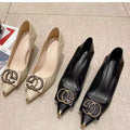 2023 GC Retro pointed toe high heels product image 1, provided for visual reference and product detail review