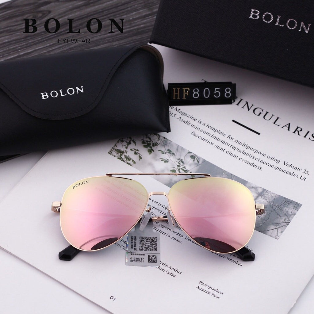 5 Colors Double Bridge Metal Frame Watermark Lens Sunglasses product image 6, provided for visual reference and product