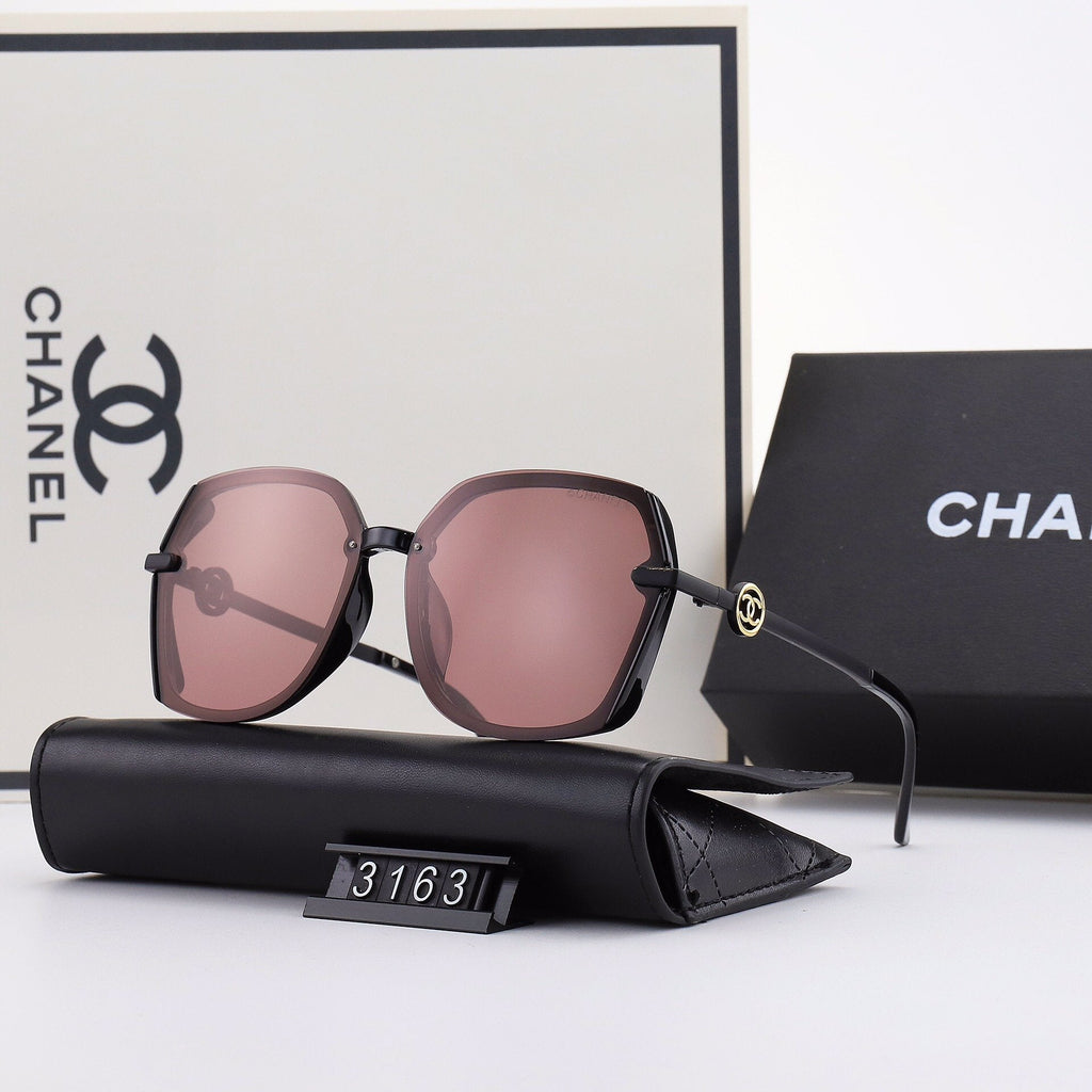 5 Colors Hollow Out Letter Thin Metal Frame Sunglasses product image 6, provided for visual reference and product detail
