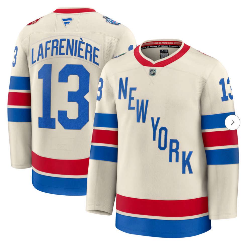 Alexis Lafreniere New York Rangers 2026 NHL Winter Classic