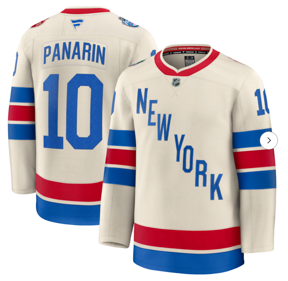Artemi Panarin New York Rangers 2026 NHL Winter Classic