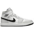 Nike Wmns Air Jordan 1 Mid "Smoke Grey" product image 1, provided for visual reference and product detail review