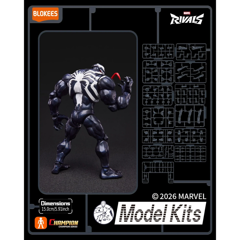 Blokees Marvel Rivals Venom Action Character - Model Kit product image 13, provided for visual reference and product detail