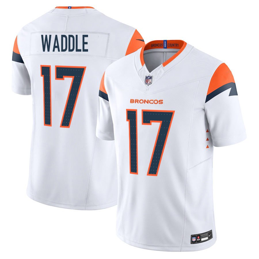 Jaylen Waddle Denver Broncos Jersey - White product image 1