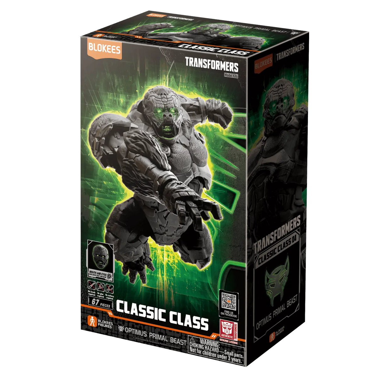 Transformers Classic Class | Optimus Primal Beast 04 | Rise of the Beasts product image 2, provided for visual reference and