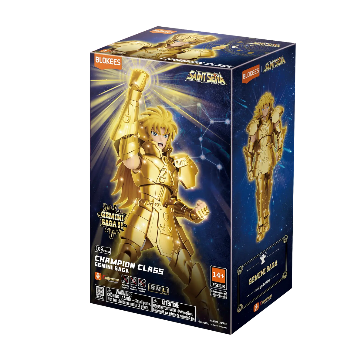 Saint Seiya Champion Class Gemini Saga | Blokees product image 4, provided for visual reference and product detail review