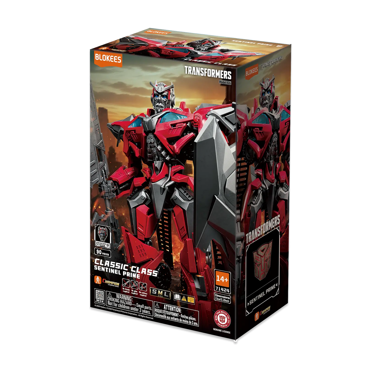 Transformers Classic Class 24 | Transformers Dark of the Moon | Sentinel Prime product image 8, provided for visual