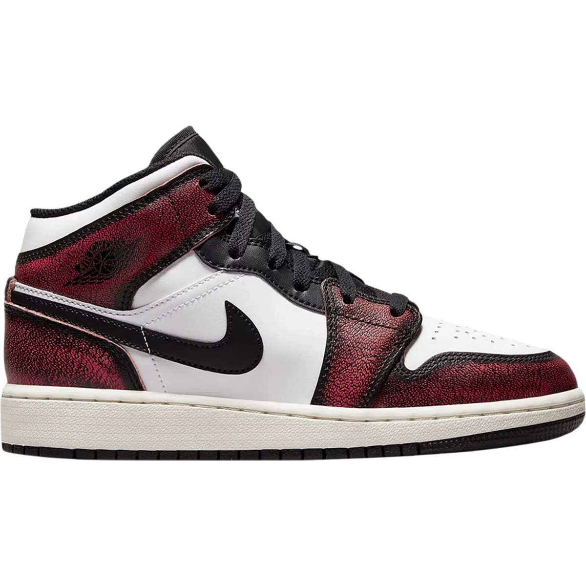 Nike Jordan 1 Mid GS "Wear Away" product image 1, provided for visual reference and product detail review