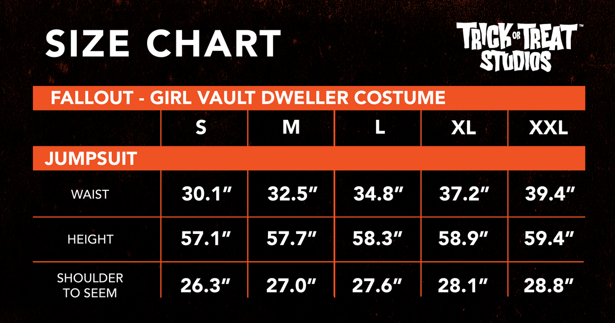 *PRE-ORDER* Fallout - Girl Vault Dweller Jumpsuit Costume product image 5, provided for visual reference and product detail
