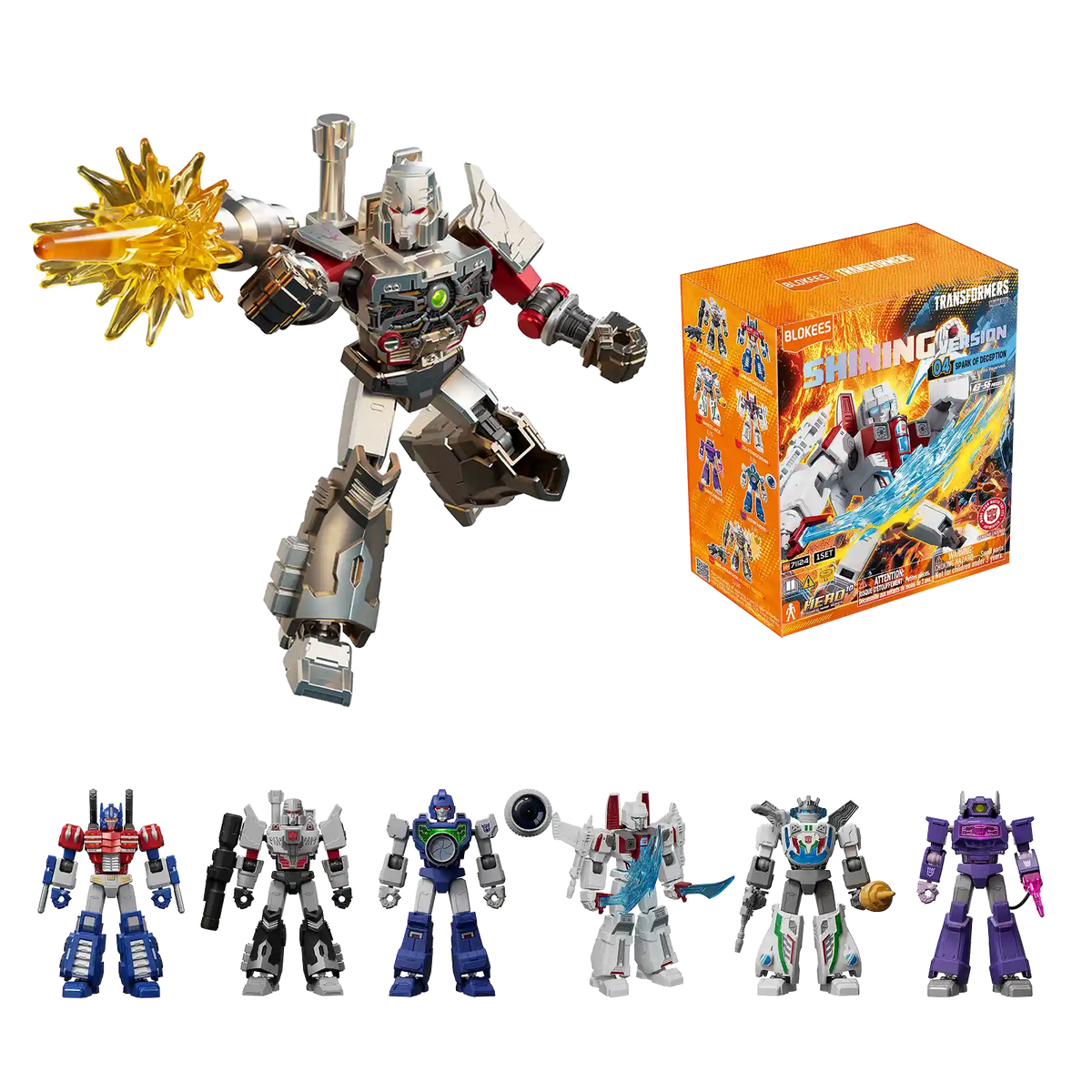 Blokees Transformers Shining Version 04 Spark of Deception product image 1, provided for visual reference and product detail