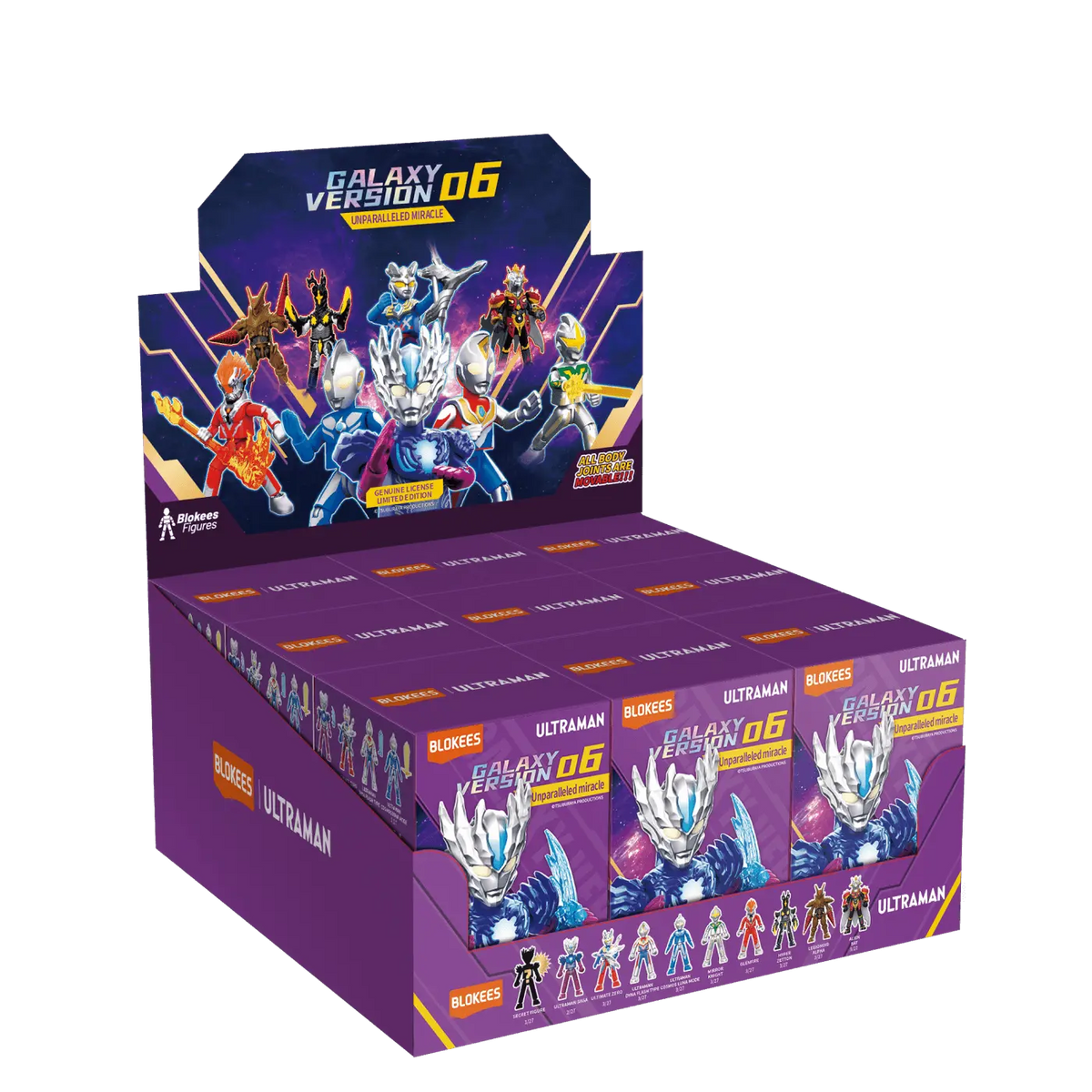 Blokees Ultraman Galaxy Version 06 Unparalleled Miracle product image 1, provided for visual reference and product detail