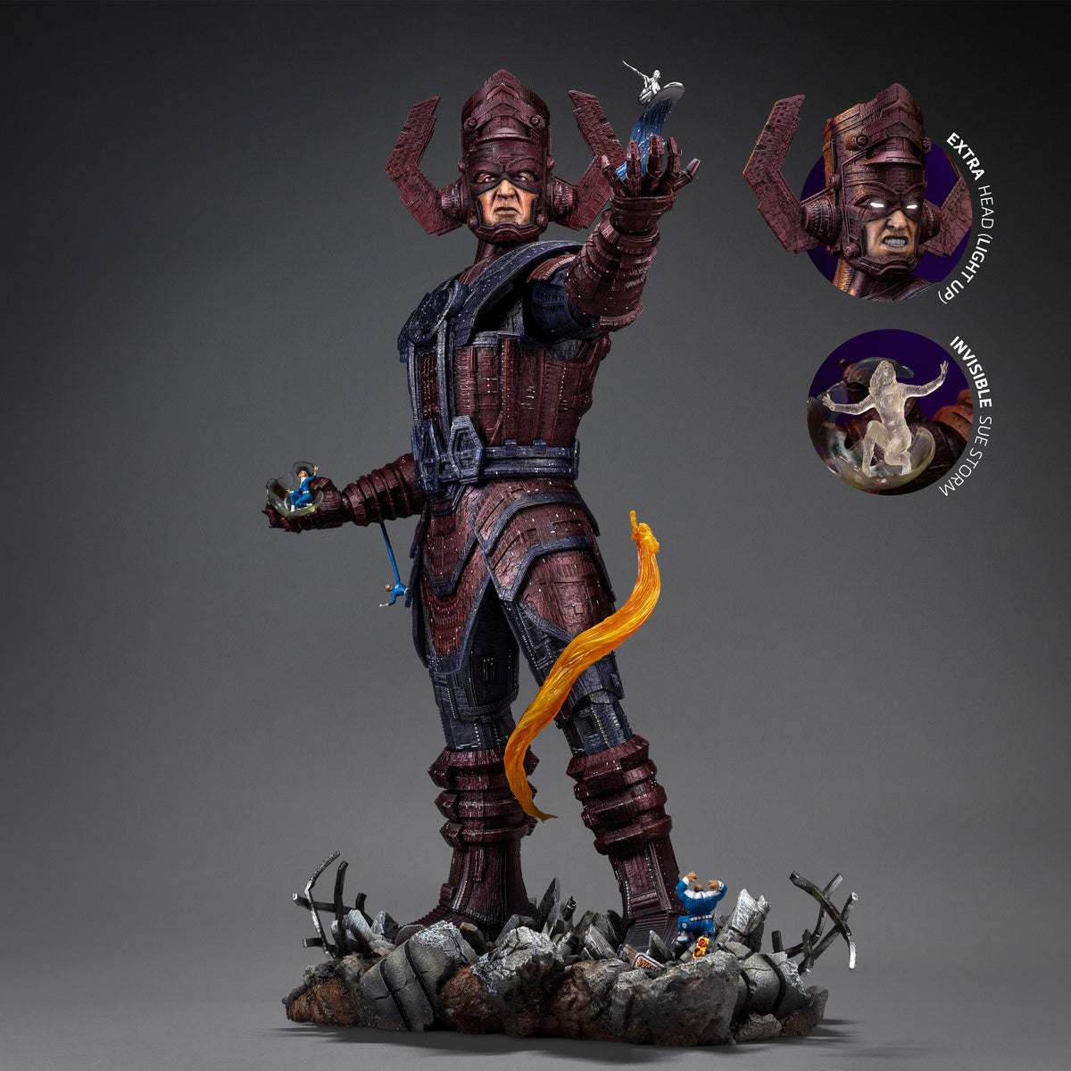 Galactus Diorama Deluxe - Fantastic Four - Demi Art Scale 1/20 Statue product image 8, provided for visual reference and