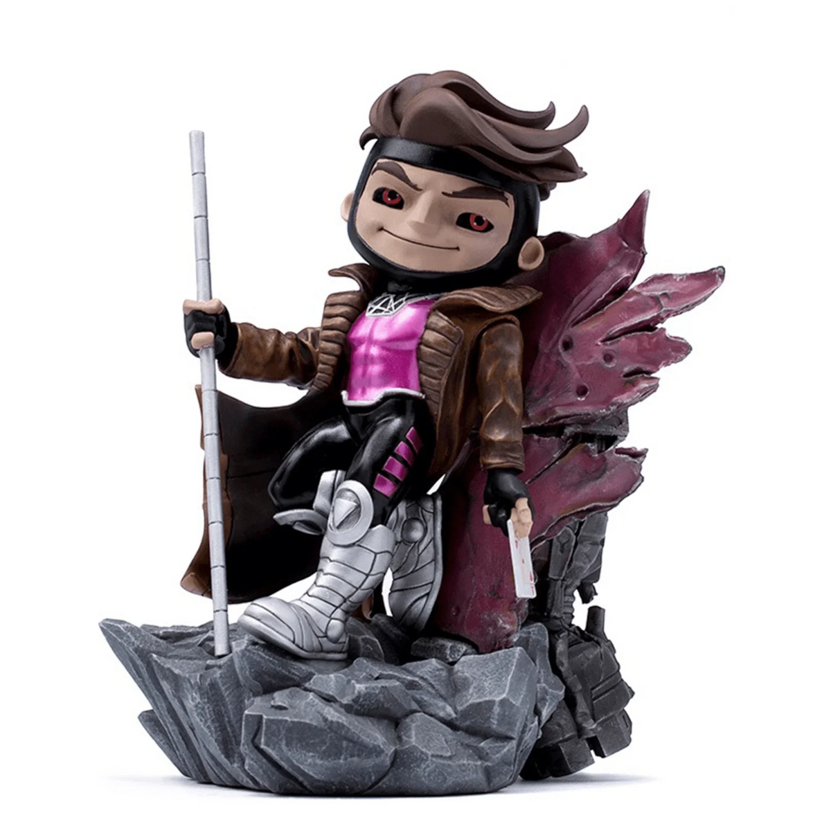 Gambit X-Men Minico Statue - Iron Studios product image 2, provided for visual reference and product detail review