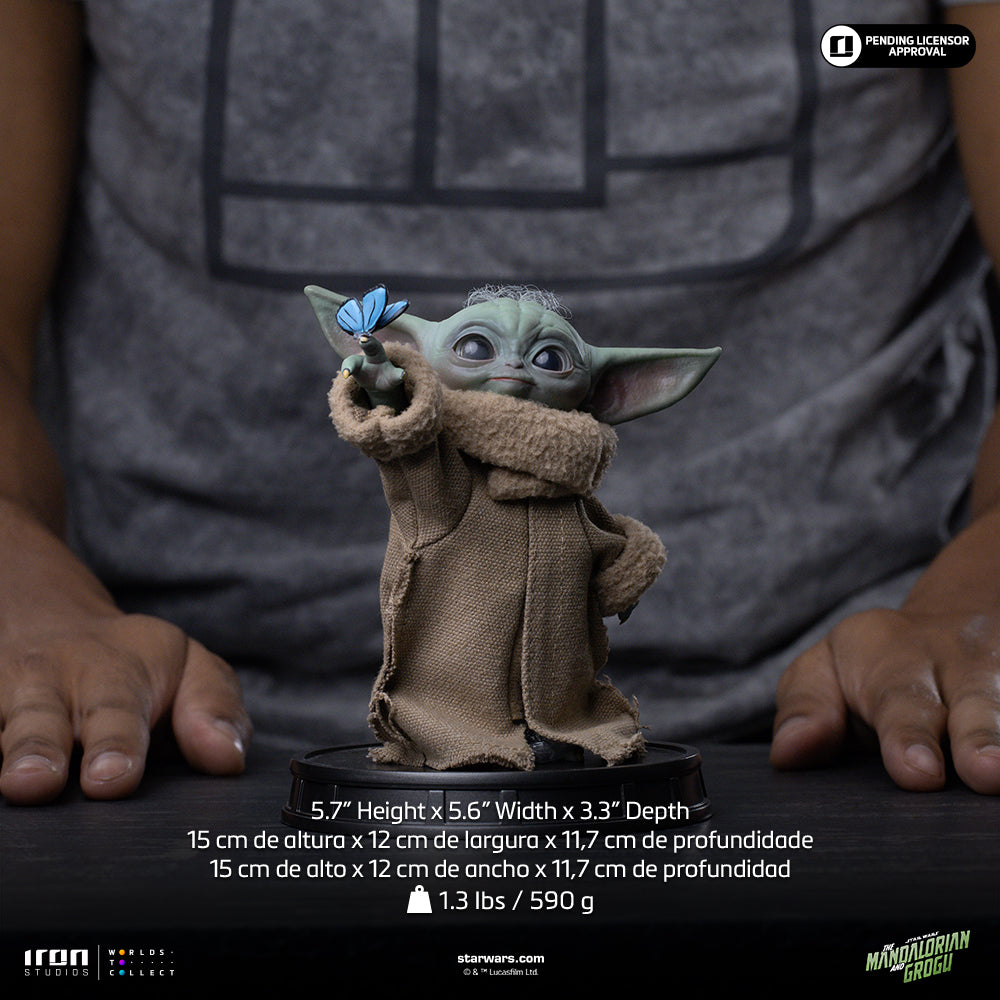Grogu Butterfly Wonder Statue - Iron Studios Mandalorian and Grogu Collection product image 3, provided for visual reference