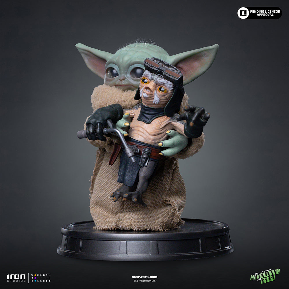 Grogu No Squeezy Statue - Iron Studios Mandalorian and Grogu Collection product image 3, provided for visual reference and