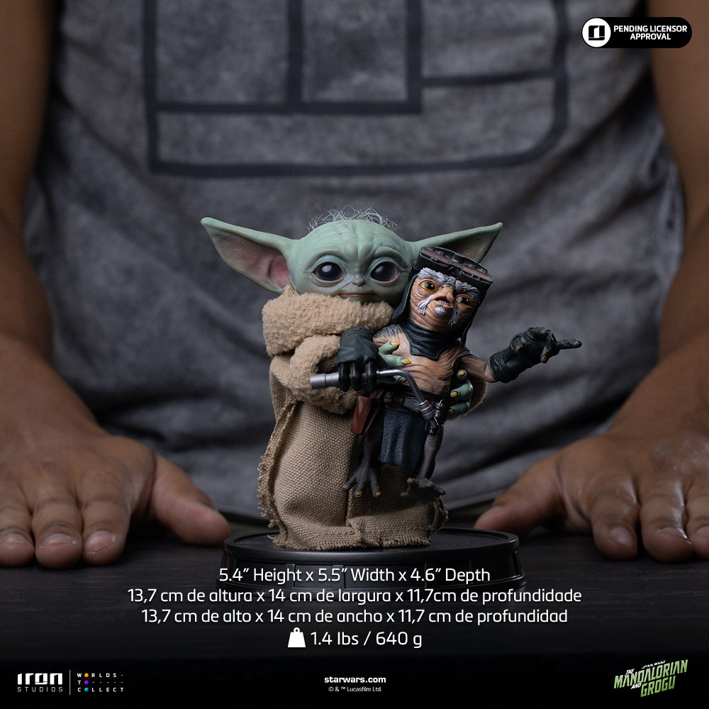Grogu No Squeezy Statue - Iron Studios Mandalorian and Grogu Collection product image 6, provided for visual reference and