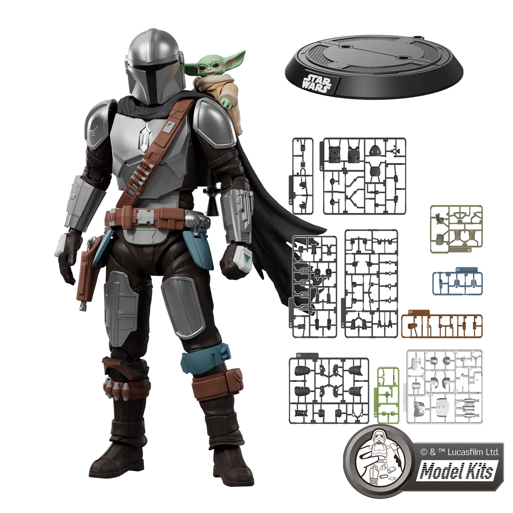 Star Wars: The Mandalorian & Grogu™ Champion Class 05 Din Djarin™ & Grogu™ Model Kits | Blokees product image 1, provided