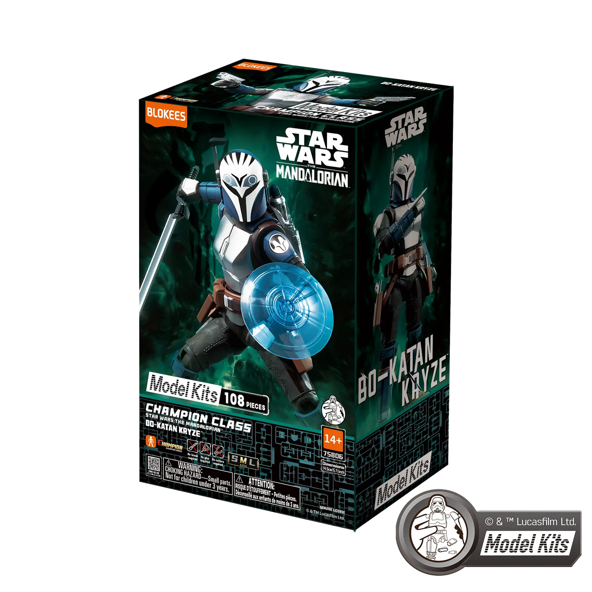 Star Wars: The Mandalorian™ Champion Class 06 Bo-Katan Kryze™ Model Kits | Blokees product image 3, provided for visual
