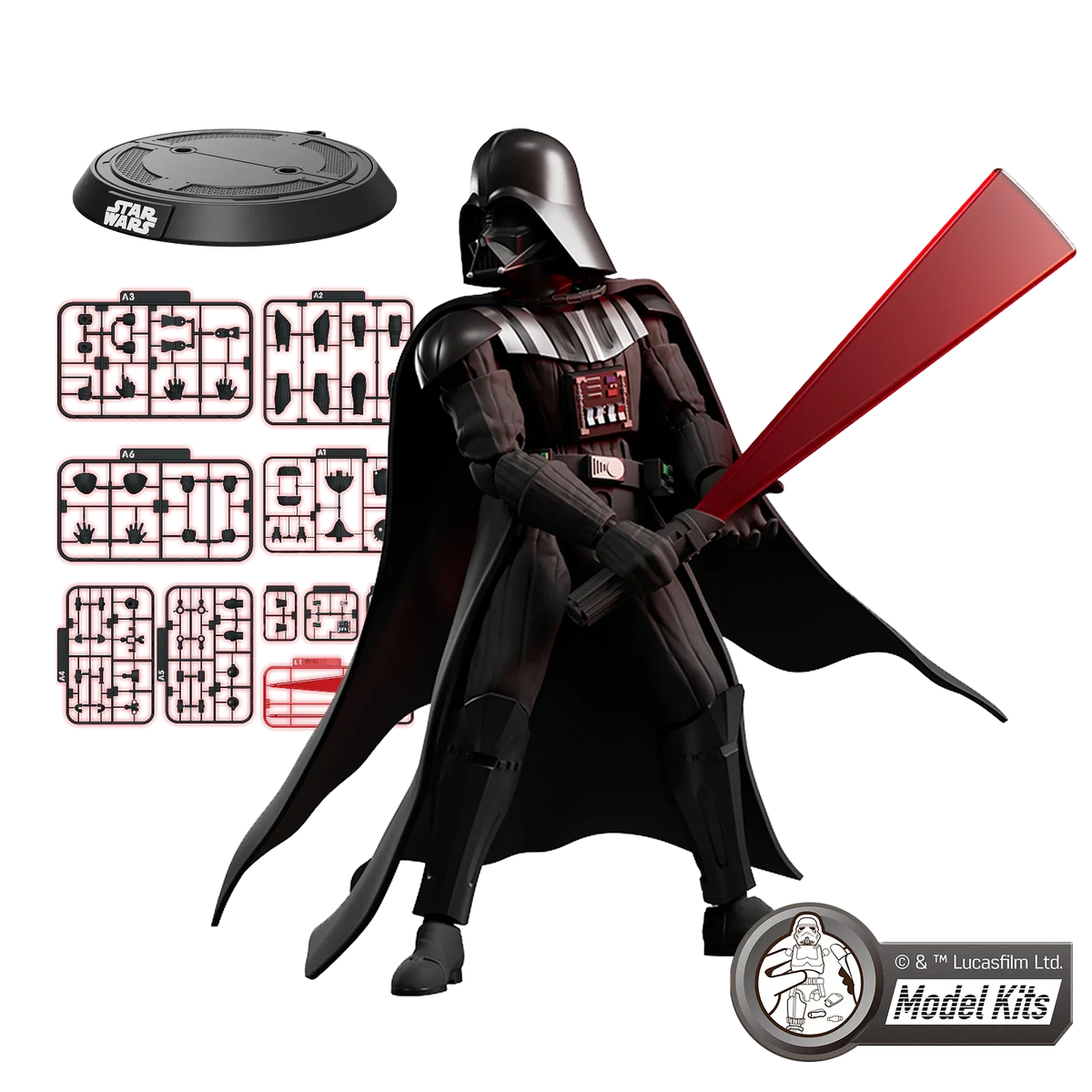 Star Wars: The Empire Strikes Back™ Champion Class 01 Darth Vader™ Model Kits | Blokees product image 2, provided for visual
