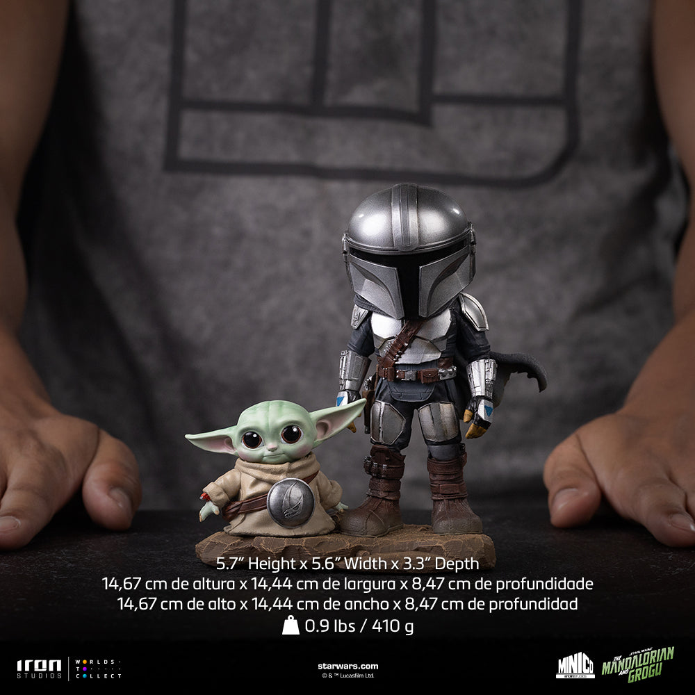 Mandalorian and Grogu Minico - Iron Studios product image 6, provided for visual reference and product detail review