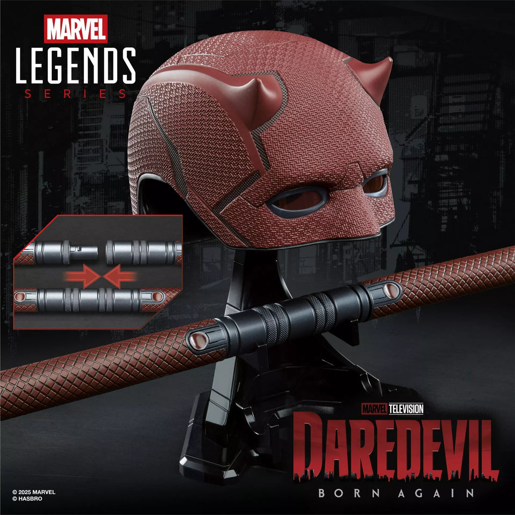 Marvel Legends Series Daredevil: Born Again Premium Roleplay Mask and Billy Club product image 2, provided for visual