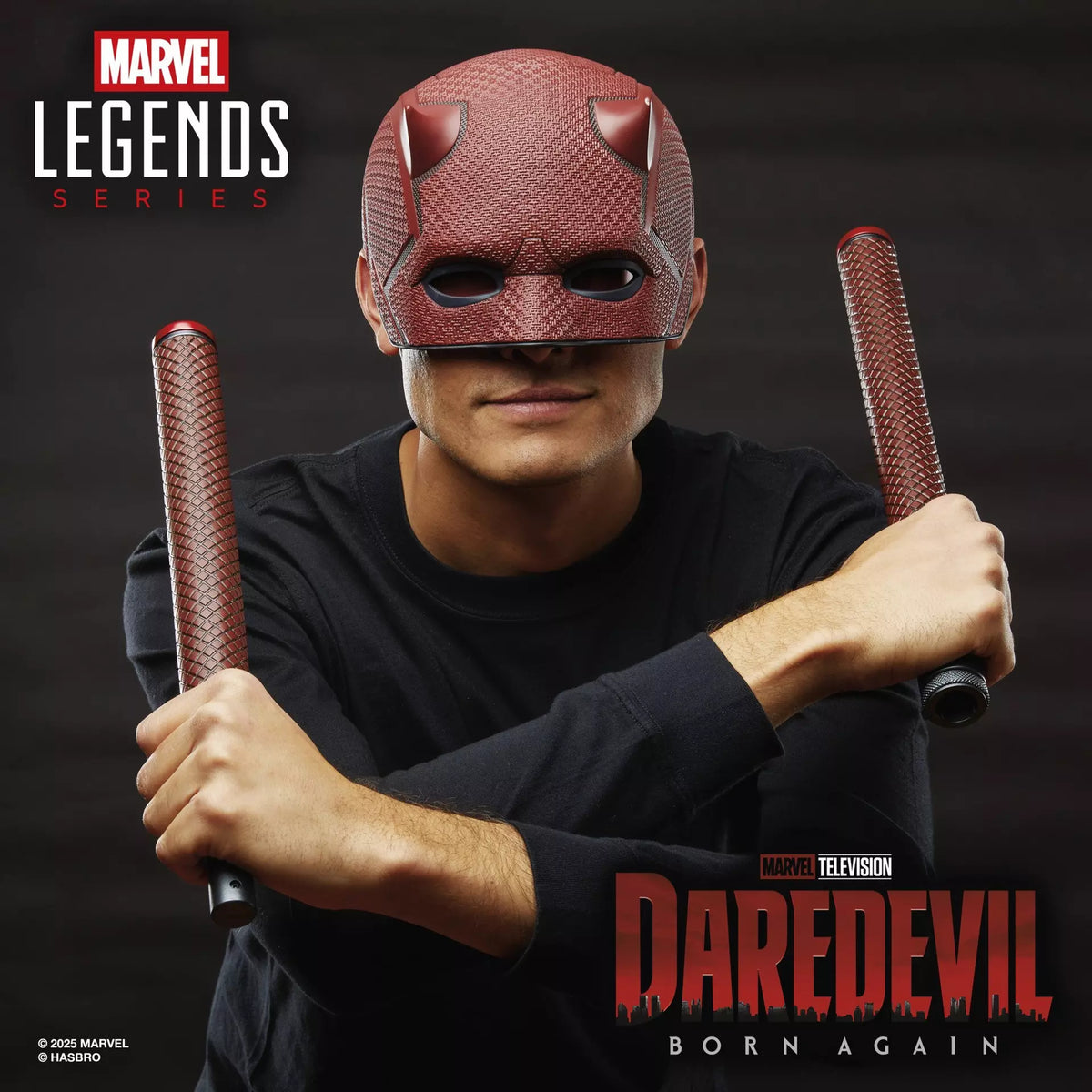 Marvel Legends Series Daredevil: Born Again Premium Roleplay Mask and Billy Club product image 4, provided for visual