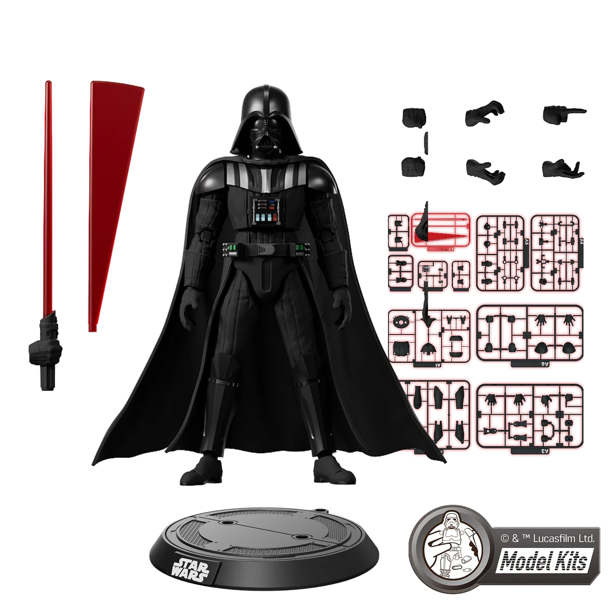 Star Wars: The Empire Strikes Back™ Champion Class 01 Darth Vader™ Model Kits | Blokees product image 5, provided for visual
