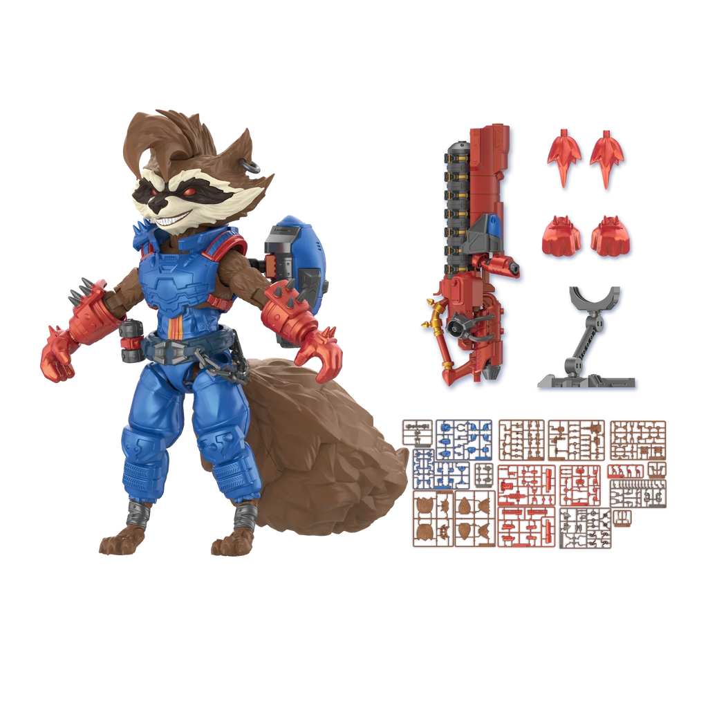 Marvel Rivals Champion Class 08 Rocket Raccoon Model Kits | Blokees product image 3, provided for visual reference and